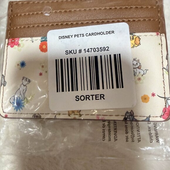 2024 Loungefly Disney Cats/Dogs Mini Backpack & Cardholder & bonus Bag - Picture 4 of 4